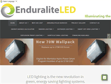 Tablet Screenshot of enduraliteled.com